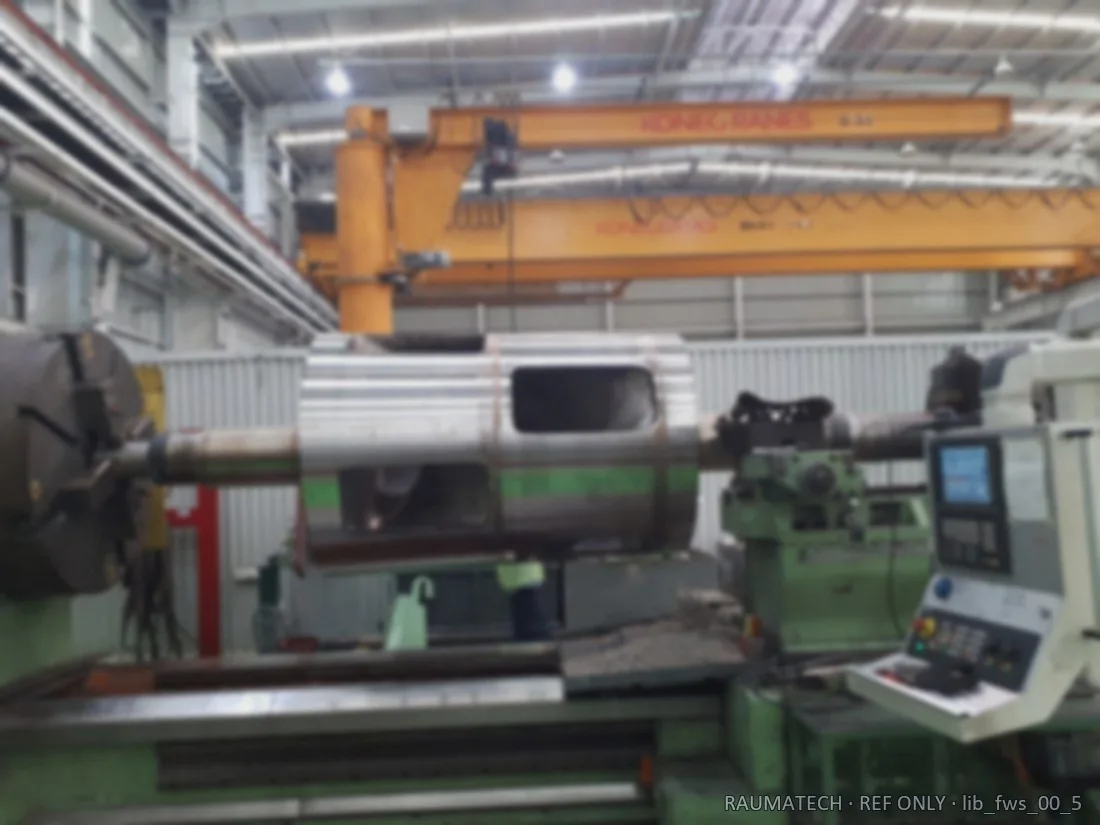 Taper / end-face machining to drawing