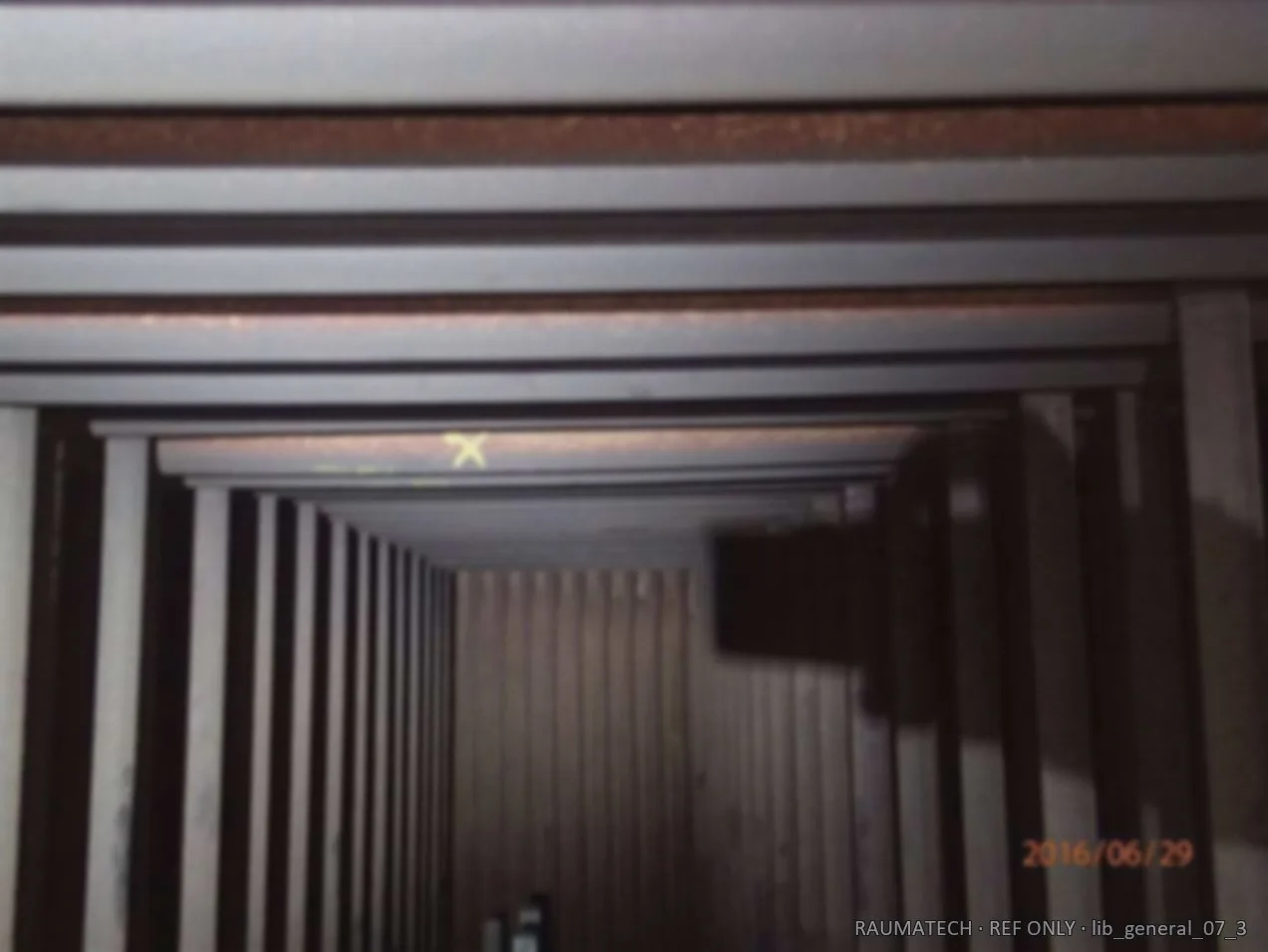 Flue-gas duct interior