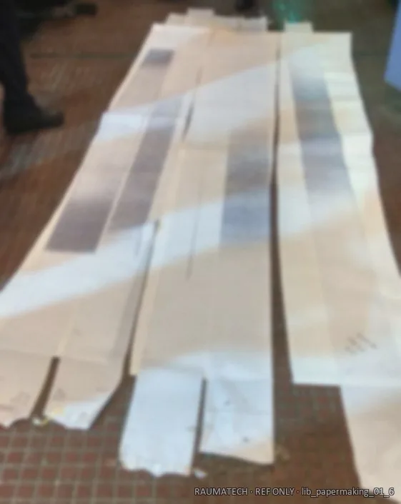 Nip footprint check on paper