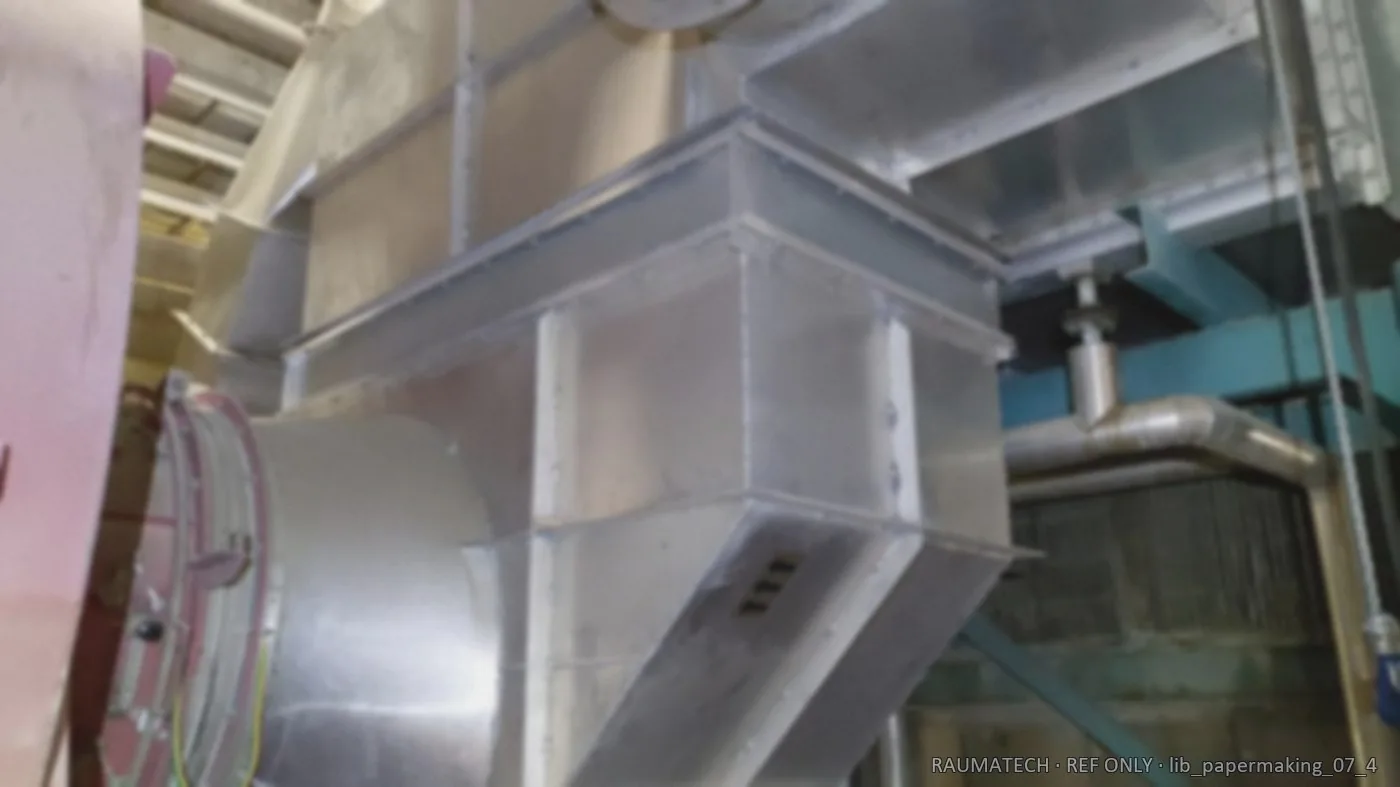 Galvanised ducting and distribution boxes